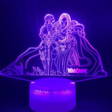 Load image into Gallery viewer, Led Night Light Game World of Warcraft Lich King Arthas Menethil Figure Nightlight for Child Bedroom Decoration 3D Illusion Lamp