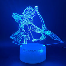 Load image into Gallery viewer, Led Night Light Game The Legend of Zelda Link Figure Nightlight Home luminaria Light Birthday Gift for Kids Bedroom 3d Lamp Boy