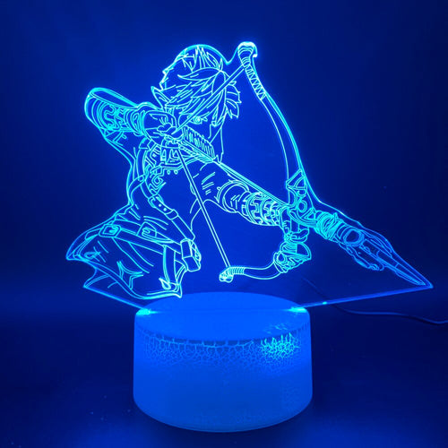 Led Night Light Game The Legend of Zelda Link Figure Nightlight Home luminaria Light Birthday Gift for Kids Bedroom 3d Lamp Boy