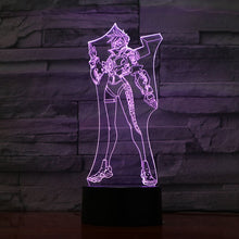 Load image into Gallery viewer, Game Overwatch D.Va Hana Song Kids Night Light LED Touch Sensor Bedroom Decor Light Holiday Present OW 3d Night Lamp Dva Bedside