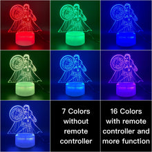 Load image into Gallery viewer, 3d Lamp Marvel Superhero Doctor Strange Figure Kids Nightlight Room Decor Lamp Birthday Gift for Children Led Night Light Marvel