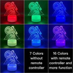 3d Lamp Marvel Superhero Doctor Strange Figure Kids Nightlight Room Decor Lamp Birthday Gift for Children Led Night Light Marvel