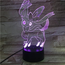 Load image into Gallery viewer, Pokemon Go Umbreon Figure Kid Night Light LED Living Room Decorative Lamp Dropshipping 2019 Festival Gift 3D Lamp Eevee Family