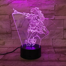 Load image into Gallery viewer, League of Legends Hero the Lady of Luminosity Action Figure Led Night Light Friend Gift LOL Lux Night Lamp Luxanna Crownguard