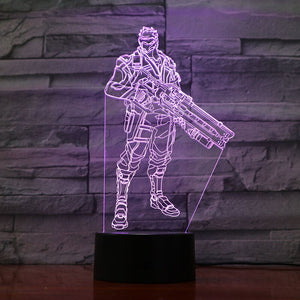 Game Overwatch D.Va Hana Song Kids Night Light LED Touch Sensor Bedroom Decor Light Holiday Present OW 3d Night Lamp Dva Bedside