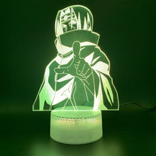 Load image into Gallery viewer, 3d Optical Lamp Anime Naruto Team 7 Kakashi Figure Office Home Decoration Nightlight Table Lamp Kids Gift Child Led Night Light