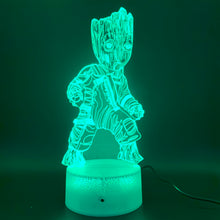 Load image into Gallery viewer, New 2019 Novelty Lighting Marvel Comics Guardians of The Galaxy Groot Figure Led Night Light Gift for Kids Nightlight 3d Lamp