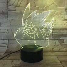 Load image into Gallery viewer, Pokemon Go Gengar Figure Children&#39;s Night Light LED Touch Sensor Bedroom Decorative Lamp Holiday Gift Night Lamp USB Gengar