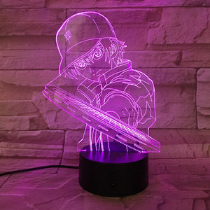 The Prince of Tennis Kids Night Light LED Bedroom Bedside Atmosphere Colorful Night Light Children's Holiday Gift 3D Lamp RGB