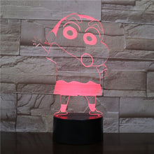 Load image into Gallery viewer, Anime Crayon Shin-chan Figure LED Night Light for Children Room Decor Battery Night Light Manga Holiday Gift Kids Table Lamp Bed