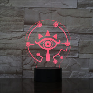 The Legend of Zelda LED Night Light for Children Room luminaria Battery Night Light Holiday Present Bedroom Table Lamp Led Sign