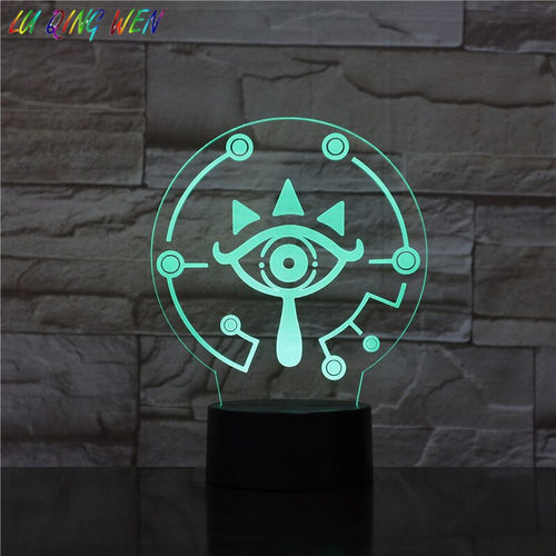 The Legend of Zelda LED Night Light for Children Room luminaria Battery Night Light Holiday Present Bedroom Table Lamp Led Sign