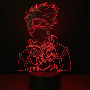 Japan Anime Naruto Uchiha Itachi Action Figure 3d Led Night Light Room Decor Lamp Friend Festival Gift Table Night Lamp Manga