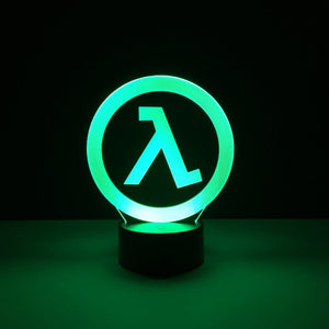 Child Led Nigh Light Half Life Logo Nightlight for Boys Bedroom Decorative Light Kids Best Birthday Gift Led Night Lamp Dropship