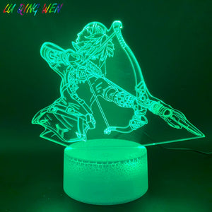 Led Night Light Game The Legend of Zelda Link Figure Nightlight Home luminaria Light Birthday Gift for Kids Bedroom 3d Lamp Boy