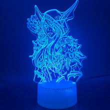 Load image into Gallery viewer, Led Night Light Game World of Warcraft Lich King Arthas Menethil Figure Nightlight for Child Bedroom Decoration 3D Illusion Lamp