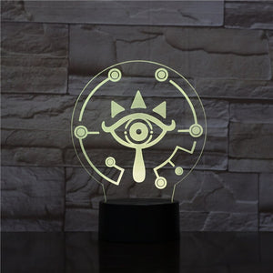 The Legend of Zelda LED Night Light for Children Room luminaria Battery Night Light Holiday Present Bedroom Table Lamp Led Sign