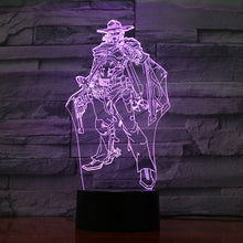 Load image into Gallery viewer, Game Led Night Light Overwatch Hero Angela Ziegler Nightlight Room Decor Boy Child Kids Gift OW Mercy Desk 3d Night Lamp Bedroom