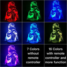 Load image into Gallery viewer, Japan Anime Naruto Uchiha Itachi Action Figure 3d Led Night Light Room Decor Lamp Friend Festival Gift Table Night Lamp Manga