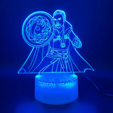 Load image into Gallery viewer, 3d Lamp Marvel Superhero Doctor Strange Figure Kids Nightlight Room Decor Lamp Birthday Gift for Children Led Night Light Marvel