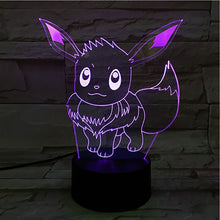 Load image into Gallery viewer, Pokemon Go Umbreon Figure Kid Night Light LED Living Room Decorative Lamp Dropshipping 2019 Festival Gift 3D Lamp Eevee Family