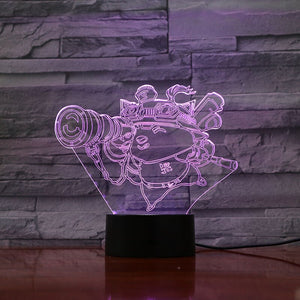 League of Legends Hero the Lady of Luminosity Action Figure Led Night Light Friend Gift LOL Lux Night Lamp Luxanna Crownguard