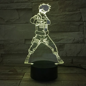 Japan Manga Naruto Kakashi Action Figure 3d Led Night Light Bedroom Decoration Light Friend Holiday Gift Table Night Lamp Anime