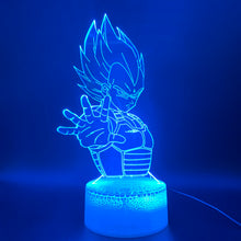 Load image into Gallery viewer, Awesome 3D Illusion Lamp Dragon Ball Z Goku Super Saiyan Figure Office Home Decoration Lamp Gift for Kids Child Led Night Light