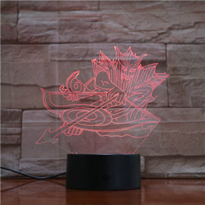 Japan Anime Naruto Uchiha Itachi Action Figure 3d Led Night Light Room Decor Lamp Friend Festival Gift Table Night Lamp Manga