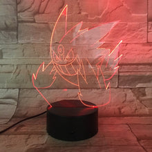 Load image into Gallery viewer, Pokemon Go Gengar Figure Children&#39;s Night Light LED Touch Sensor Bedroom Decorative Lamp Holiday Gift Night Lamp USB Gengar