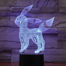 Load image into Gallery viewer, Pokemon Go Umbreon Figure Kid Night Light LED Living Room Decorative Lamp Dropshipping 2019 Festival Gift 3D Lamp Eevee Family