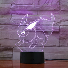 Load image into Gallery viewer, Pokemon Go Umbreon Figure Kid Night Light LED Living Room Decorative Lamp Dropshipping 2019 Festival Gift 3D Lamp Eevee Family