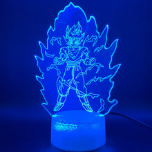 Load image into Gallery viewer, Awesome 3D Illusion Lamp Dragon Ball Z Goku Super Saiyan Figure Office Home Decoration Lamp Gift for Kids Child Led Night Light