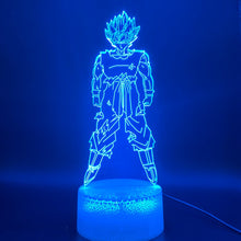 Load image into Gallery viewer, Awesome 3D Illusion Lamp Dragon Ball Z Goku Super Saiyan Figure Office Home Decoration Lamp Gift for Kids Child Led Night Light