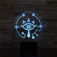 Load image into Gallery viewer, The Legend of Zelda LED Night Light for Children Room luminaria Battery Night Light Holiday Present Bedroom Table Lamp Led Sign