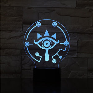 The Legend of Zelda LED Night Light for Children Room luminaria Battery Night Light Holiday Present Bedroom Table Lamp Led Sign