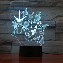 Load image into Gallery viewer, Pokemon Go Rowlet Figure 3d Night Light LED Touch Sensor Room luminaria Drop Shipping Battery Night Light Table Lamp Rowlet