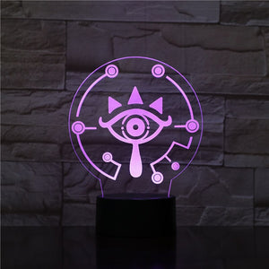 The Legend of Zelda LED Night Light for Children Room luminaria Battery Night Light Holiday Present Bedroom Table Lamp Led Sign