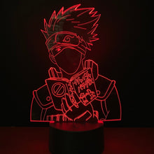 Load image into Gallery viewer, Anime Sasuke Sword 3d Led Night Light Naruto Usb Touch Sensor Room Decor Lamp Friend Birthday Gift Manga Desk Night Lamp Sasuke