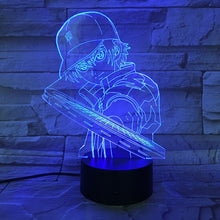 Load image into Gallery viewer, The Prince of Tennis Kids Night Light LED Bedroom Bedside Atmosphere Colorful Night Light Children&#39;s Holiday Gift 3D Lamp RGB