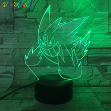 Load image into Gallery viewer, Pokemon Go Gengar Figure Children&#39;s Night Light LED Touch Sensor Bedroom Decorative Lamp Holiday Gift Night Lamp USB Gengar