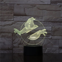 Load image into Gallery viewer, 3D Illusion Led Night Light Lamp Movie Ghostbusters Office Room Decoration Kids Bedroom Nightlight Child Gift 3d Lamp Lampara