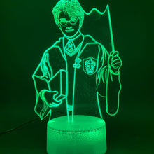 Load image into Gallery viewer, Child LED Night Light Lamp The Magic Boy Harry Potter Figure USB Battery Powered Nightlight for Kids Room Decor Lamp 3d Illusion