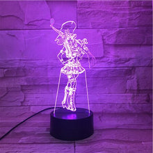 Load image into Gallery viewer, League of Legends Hero the Lady of Luminosity Action Figure Led Night Light Friend Gift LOL Lux Night Lamp Luxanna Crownguard