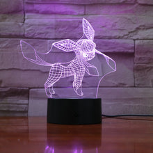 Load image into Gallery viewer, Pokemon Go Umbreon Figure Kid Night Light LED Living Room Decorative Lamp Dropshipping 2019 Festival Gift 3D Lamp Eevee Family