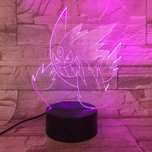 Load image into Gallery viewer, Pokemon Go Gengar Figure Children&#39;s Night Light LED Touch Sensor Bedroom Decorative Lamp Holiday Gift Night Lamp USB Gengar