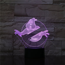 Load image into Gallery viewer, 3D Illusion Led Night Light Lamp Movie Ghostbusters Office Room Decoration Kids Bedroom Nightlight Child Gift 3d Lamp Lampara